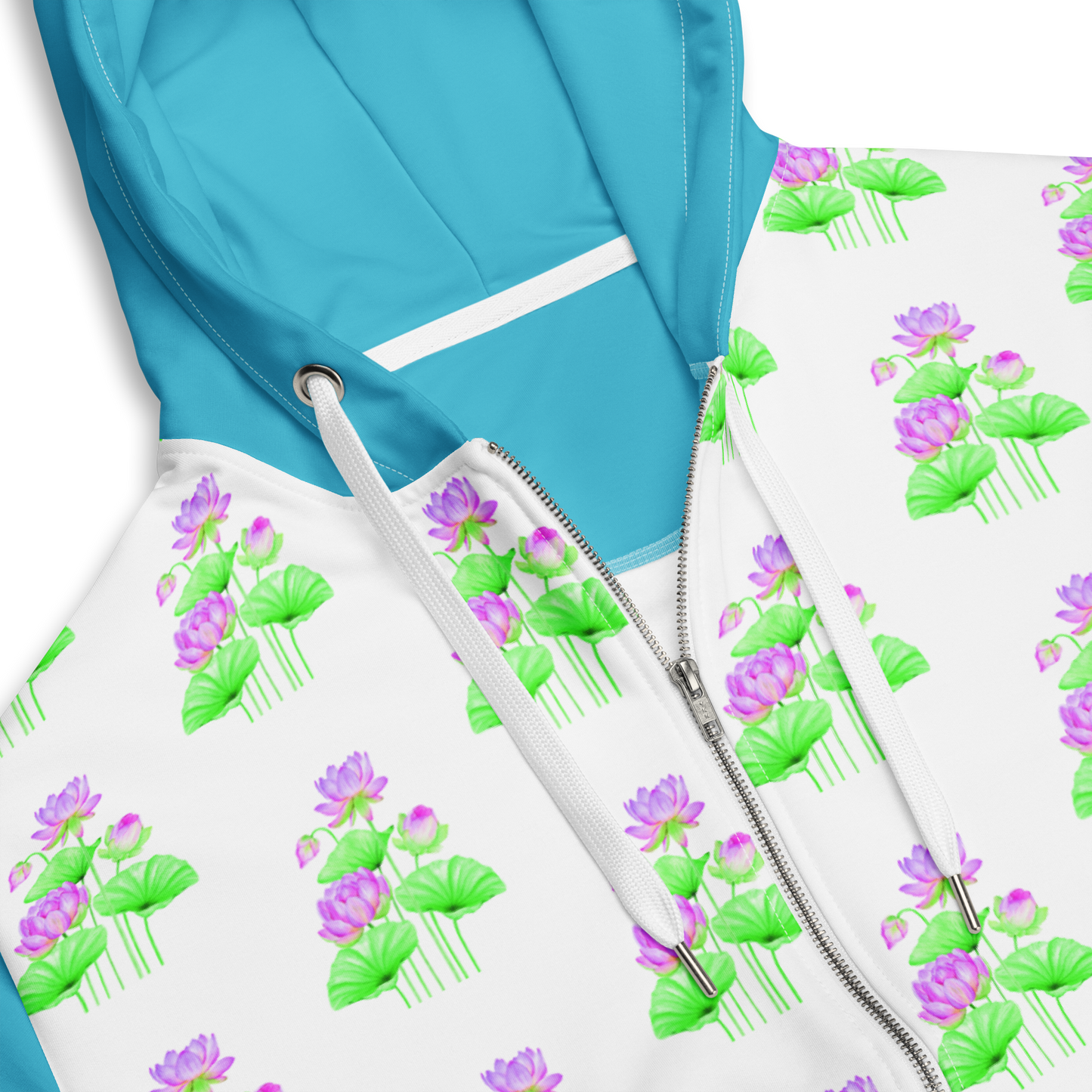 Lots of Lotus - Unisex zip hoodie